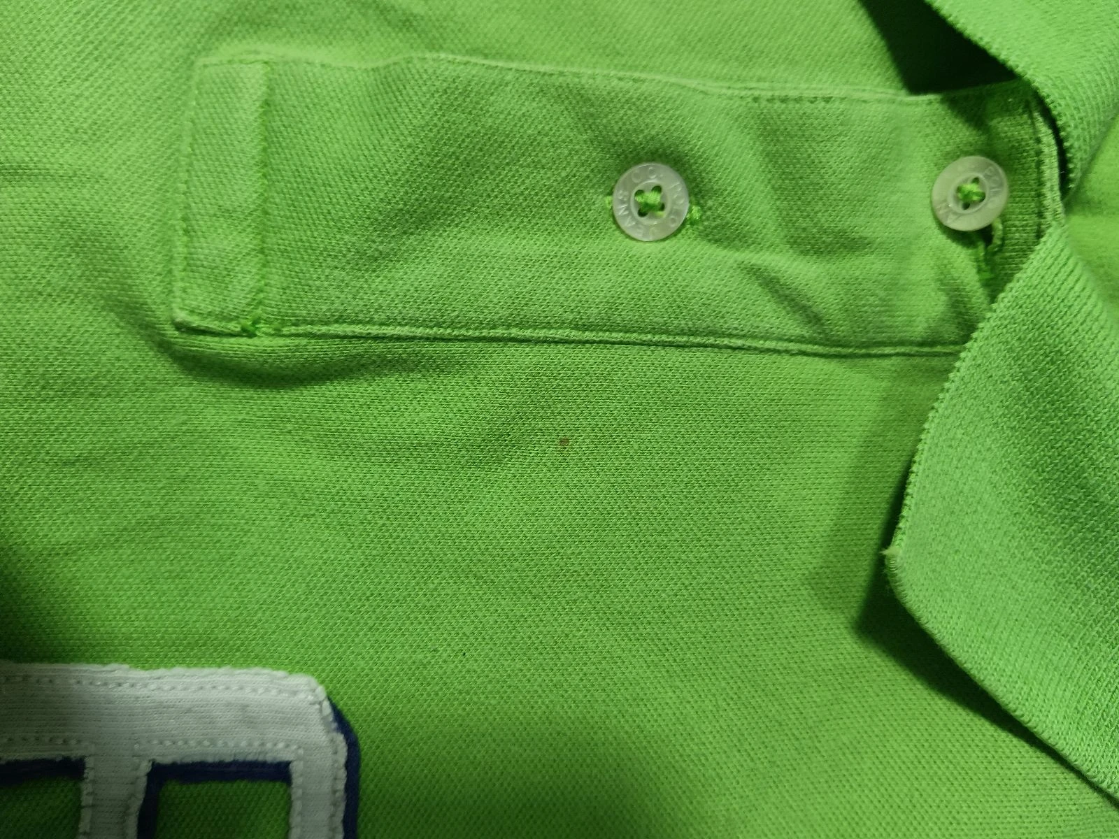 Vintage Polo Jeans Co. Ralph Lauren Green Polo Shirt Size L 67 Patch – photo 9